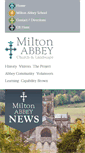 Mobile Screenshot of miltonabbey.org