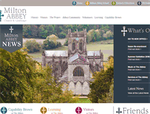 Tablet Screenshot of miltonabbey.org